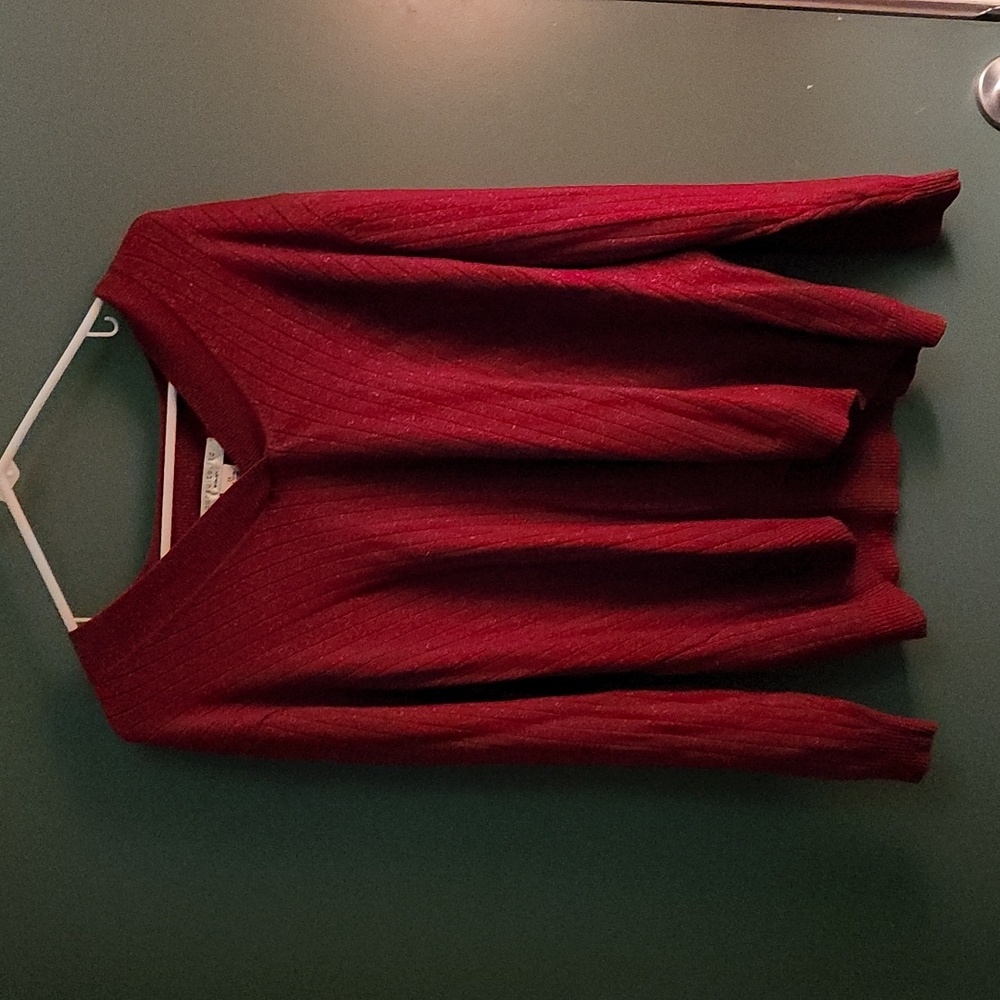 Red sweater